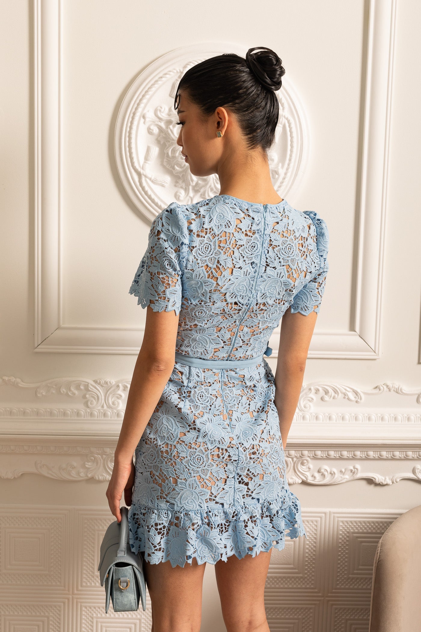 Sexy Embroidered Mini Party Dress for Women