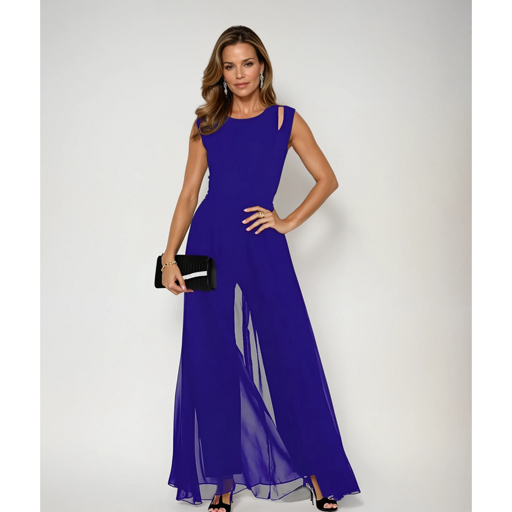 Elegant Sleeveless Maxi Evening Gown