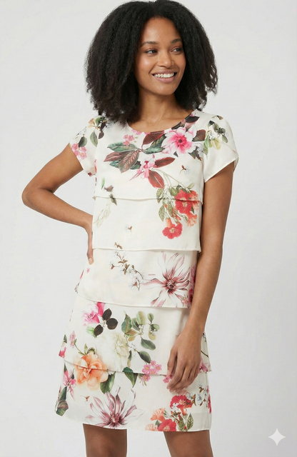 Pretty Floral Sundress for Women | Easy Midi Dress
