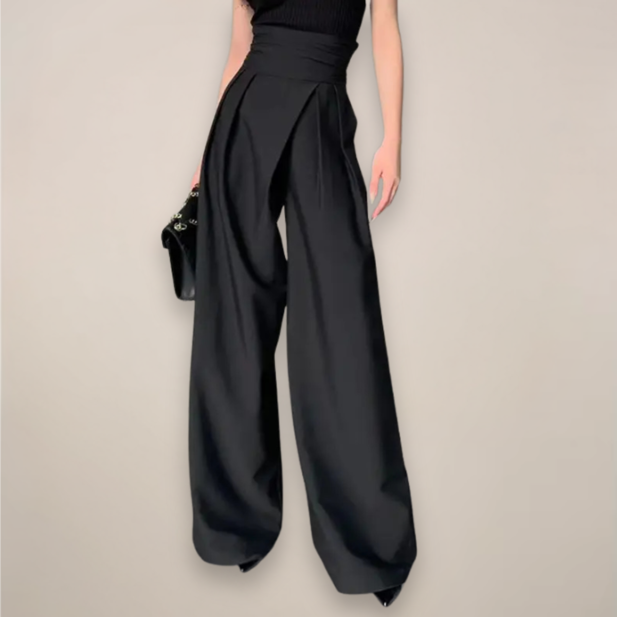 Flared High Waisted Women's Dress Pants - Luxivelle