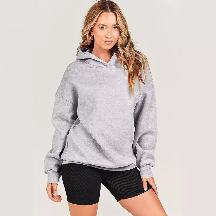 Relaxed Fit Women's Long Sleeve Hoodie