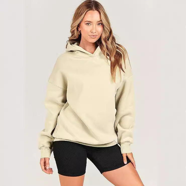 Relaxed Fit Women's Long Sleeve Hoodie