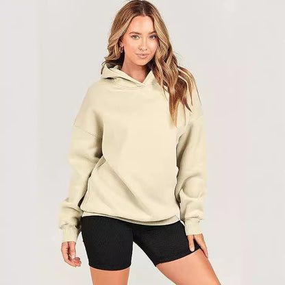 Relaxed Fit Women's Long Sleeve Hoodie