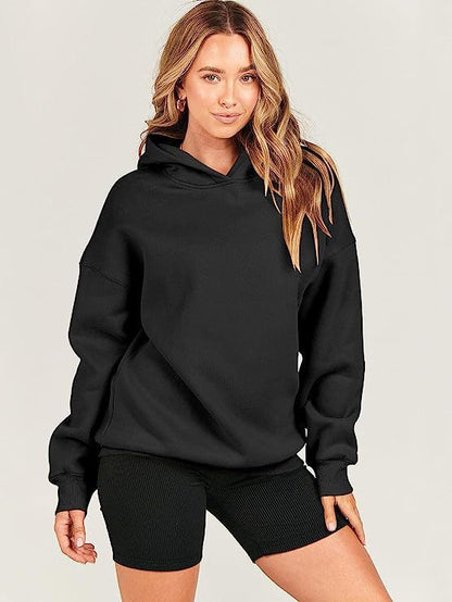 Relaxed Fit Women's Long Sleeve Hoodie