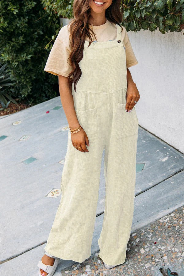 Comfy Women's Jumpsuit with Pockets Relaxed Fit