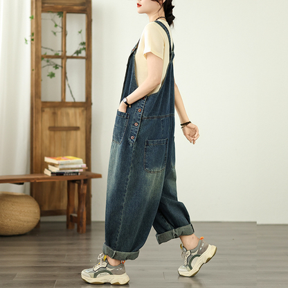 Relaxed Fit Women's Wide Leg Jumpsuit