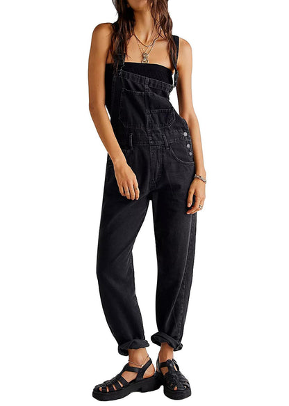 Relaxed Fit Women's Straight Leg Jumpsuit