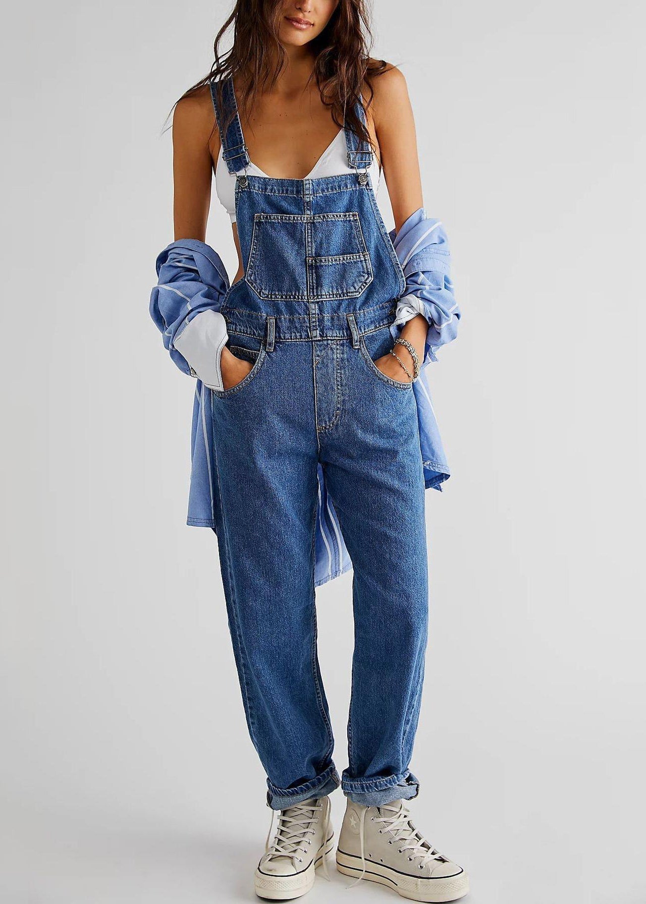 Relaxed Fit Women's Straight Leg Jumpsuit - Luxivelle
