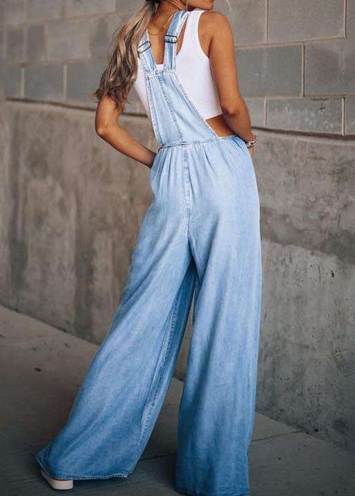 Relaxed Fit Womens Jumpsuit With Pockets