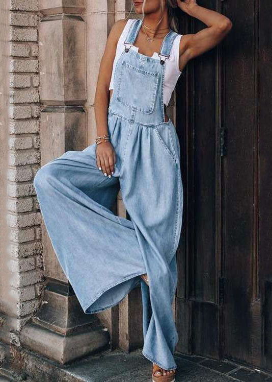 Relaxed Fit Womens Jumpsuit With Pockets - Luxivelle
