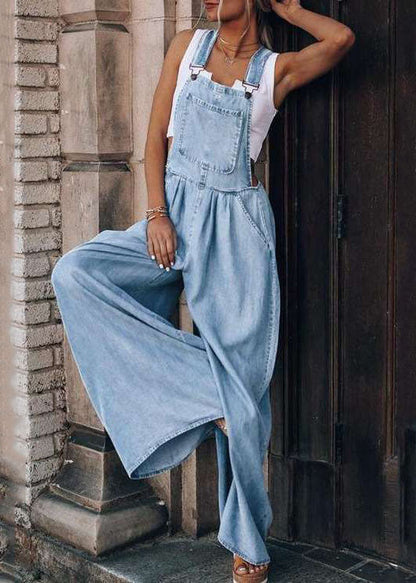 Relaxed Fit Womens Jumpsuit With Pockets - Luxivelle
