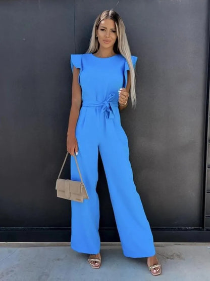Elegant Women's Wide Leg Jumpsuit Formal Outfit