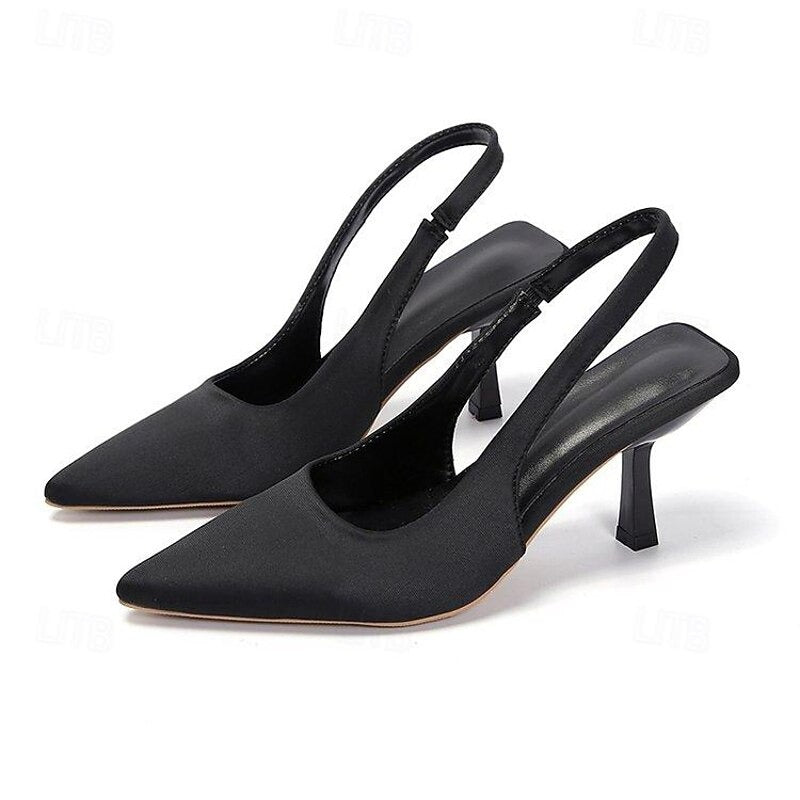 Ladies Low Heel Slingback Pumps