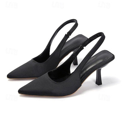 Ladies Low Heel Slingback Pumps