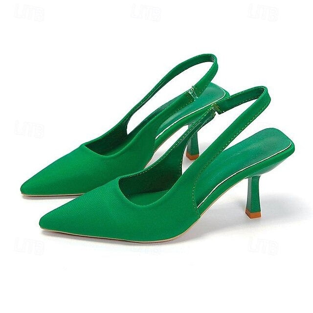 Ladies Low Heel Slingback Pumps