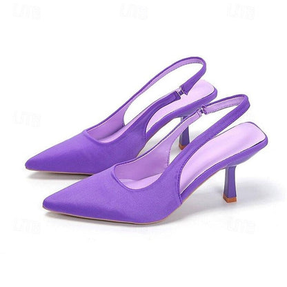 Ladies Low Heel Slingback Pumps