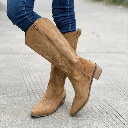 Tall Western Cowgirl Riding Boots for Women
