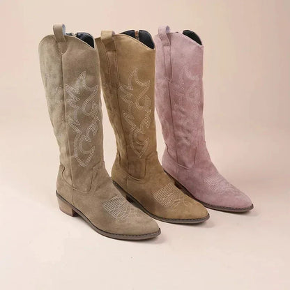 Tall Western Cowgirl Riding Boots for Women