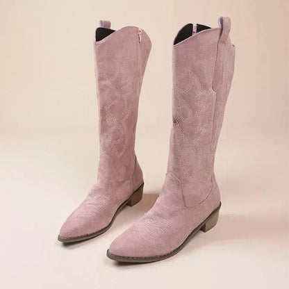 Tall Western Cowgirl Riding Boots for Women - Luxivelle