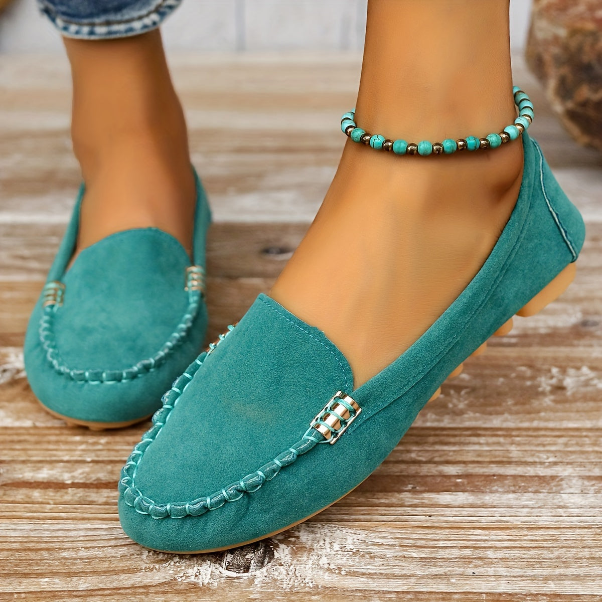 Comfy Women's Slip On Loafers Shoes - Luxivelle