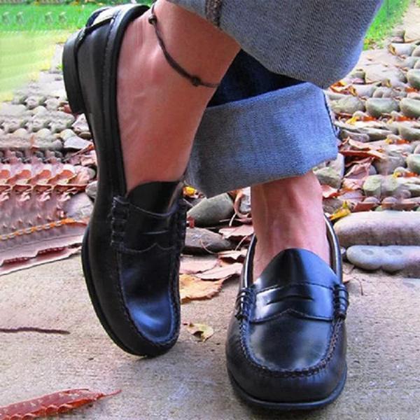 Comfortable Women's Slip On Flat Shoes for Work
