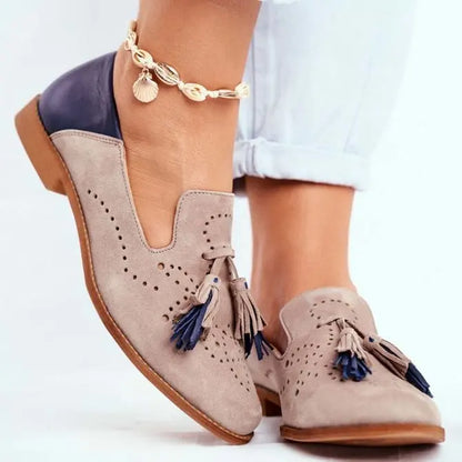 Ladies Slip On Loafers Flat Shoes