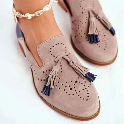Ladies Slip On Loafers Flat Shoes