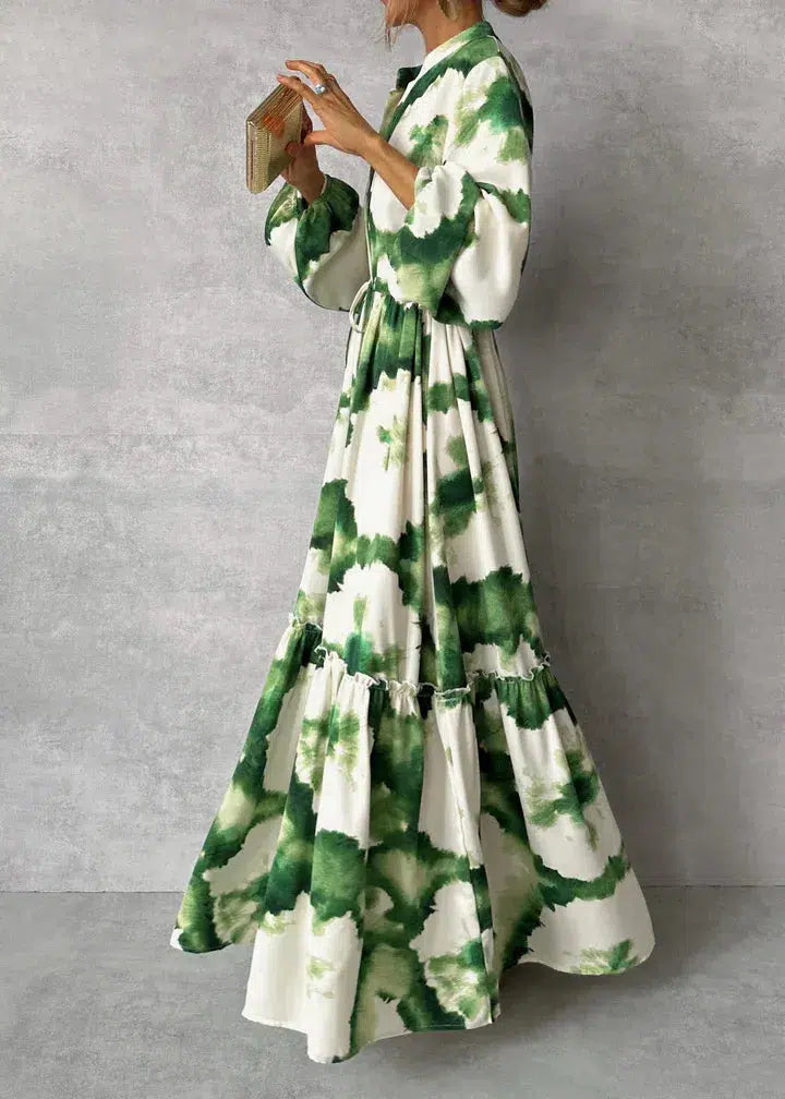 Flowy Women's Maxi Long Sleeve Dress