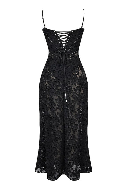 Long Floral Women's Evening Gown Wedding Guest