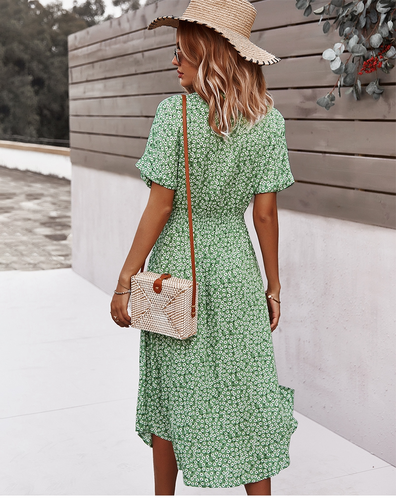 Women's Floral Midi Summer Dress | Easy Wear