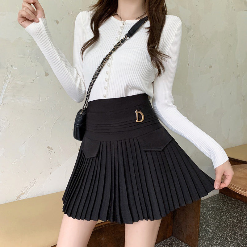Flirty High Waisted Mini Skirt with Pockets