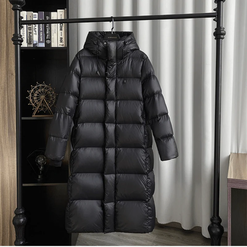 Warm Women's Down Parka Coat Full Zip Hood - Luxivelle