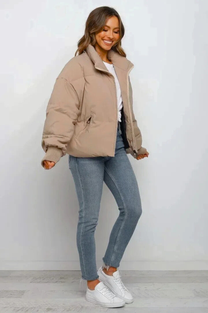 Warm Women's Quilted Puffer Coat