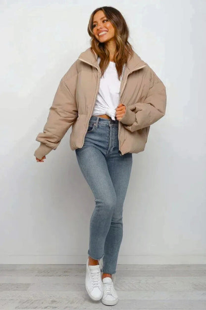 Warm Women's Quilted Puffer Coat