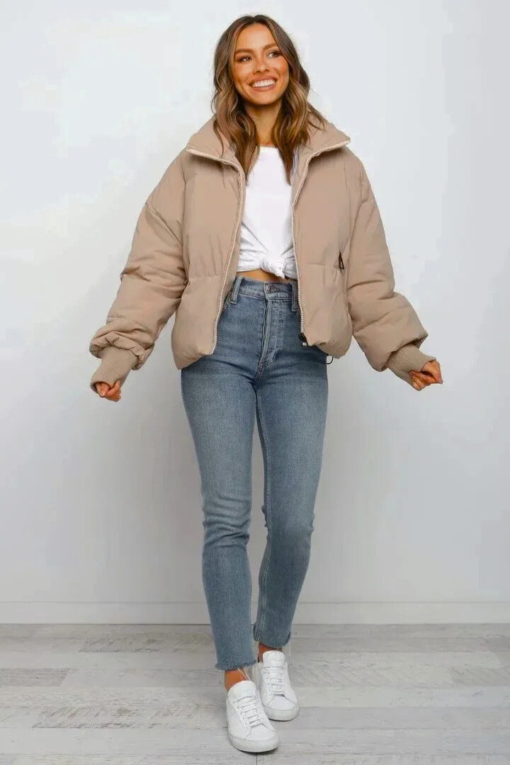 Warm Women's Quilted Puffer Coat