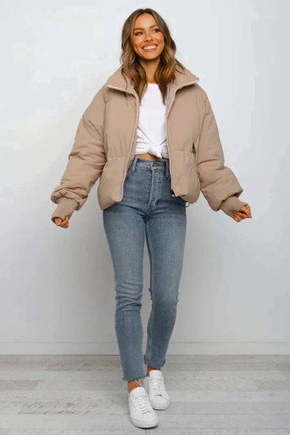 Warm Women's Quilted Puffer Coat
