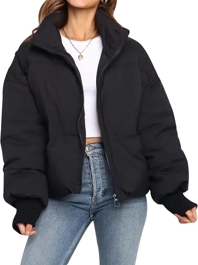 Warm Women's Quilted Puffer Coat