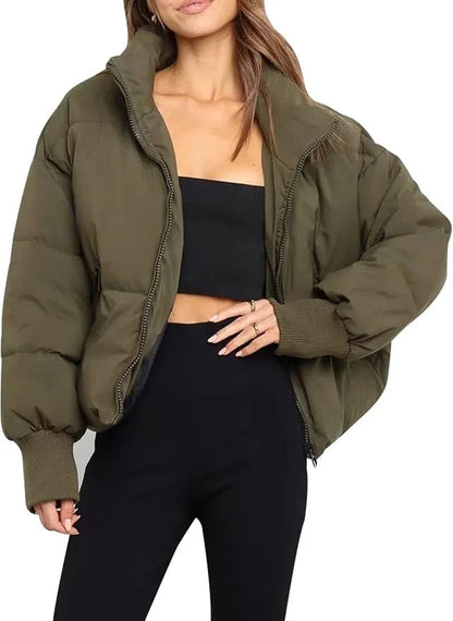 Warm Women's Quilted Puffer Coat