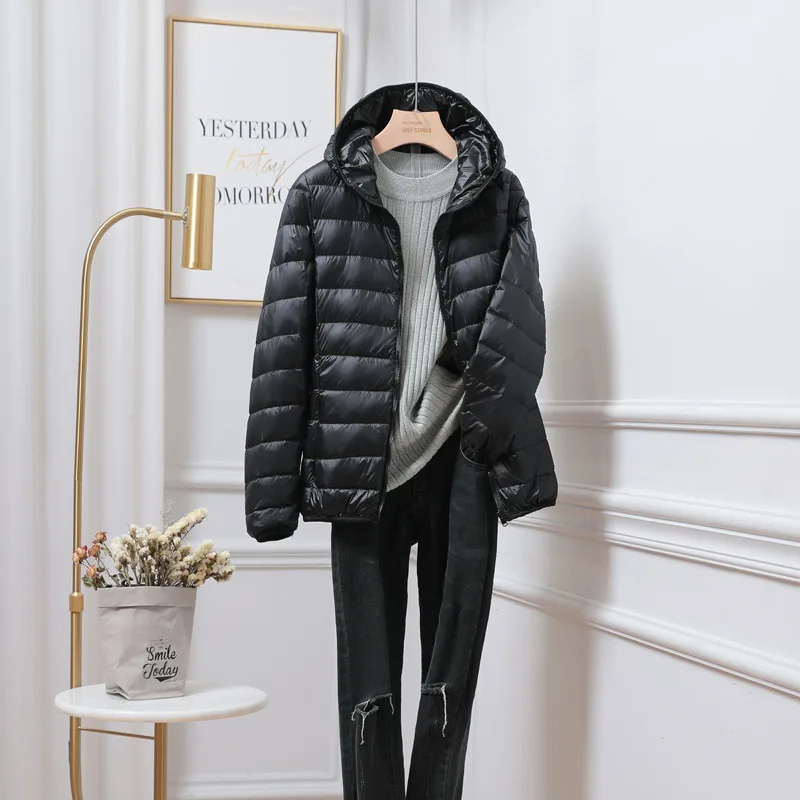 Warm Women's Down Fill Hoodie Jacket