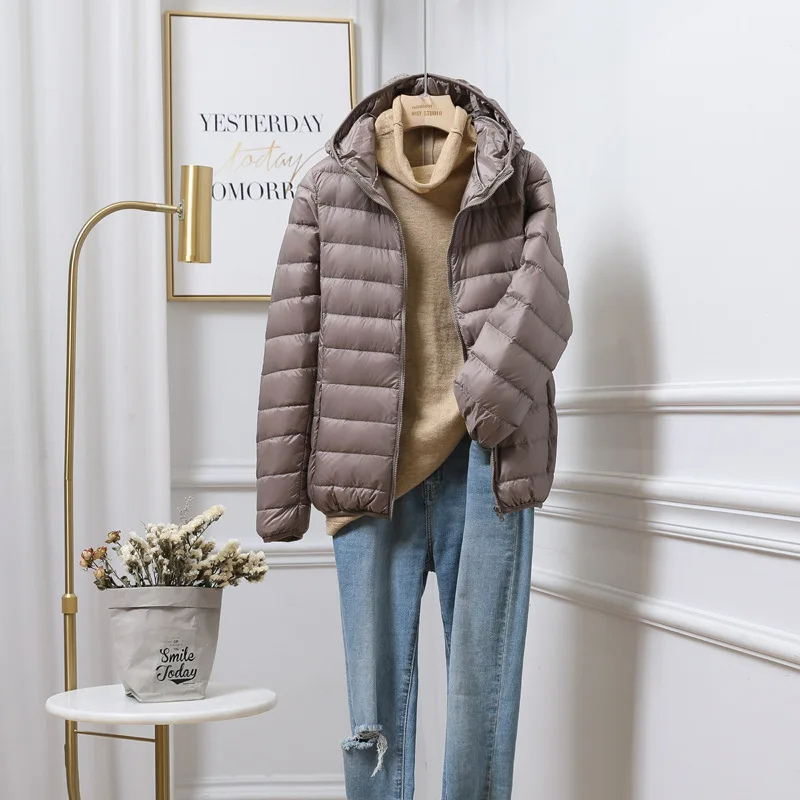 Warm Women's Down Fill Hoodie Jacket