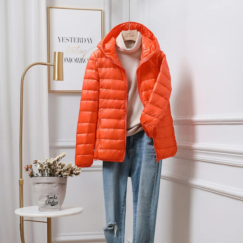 Warm Women's Down Fill Hoodie Jacket