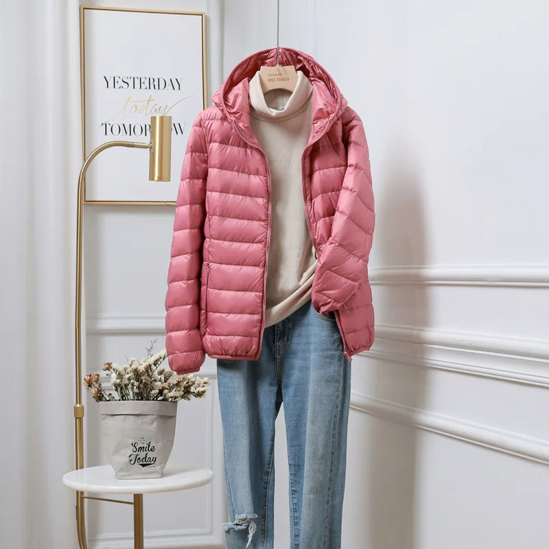 Warm Women's Down Fill Hoodie Jacket - Luxivelle