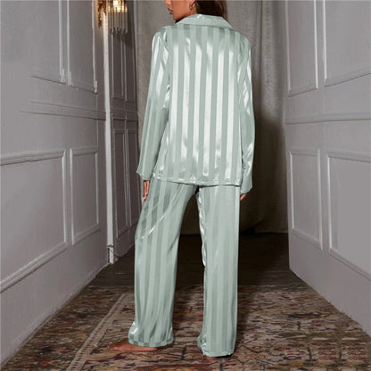 Ladies Comfortable Striped Sleepwear Set