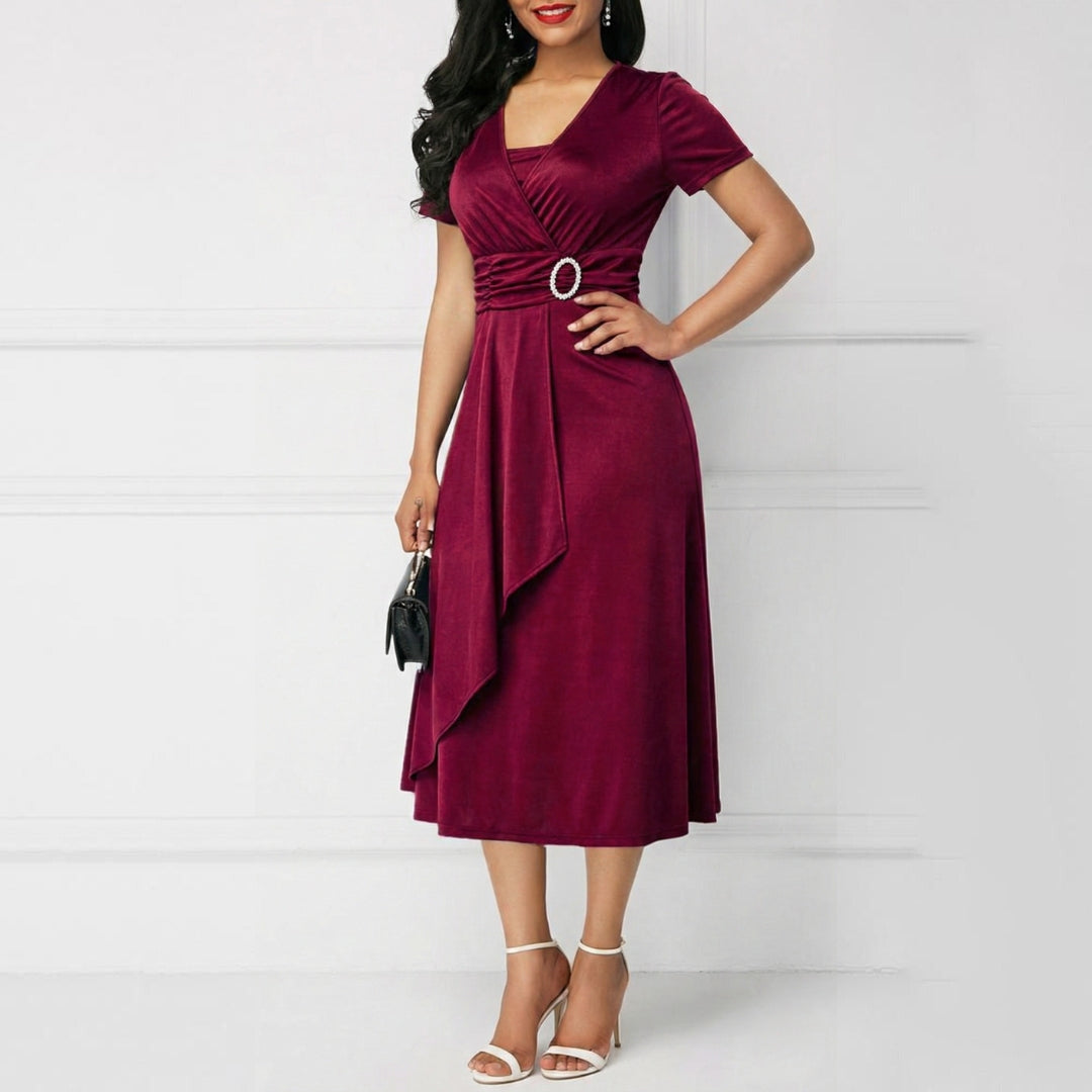 Elegant Midi Formal Party Dresses - Luxivelle