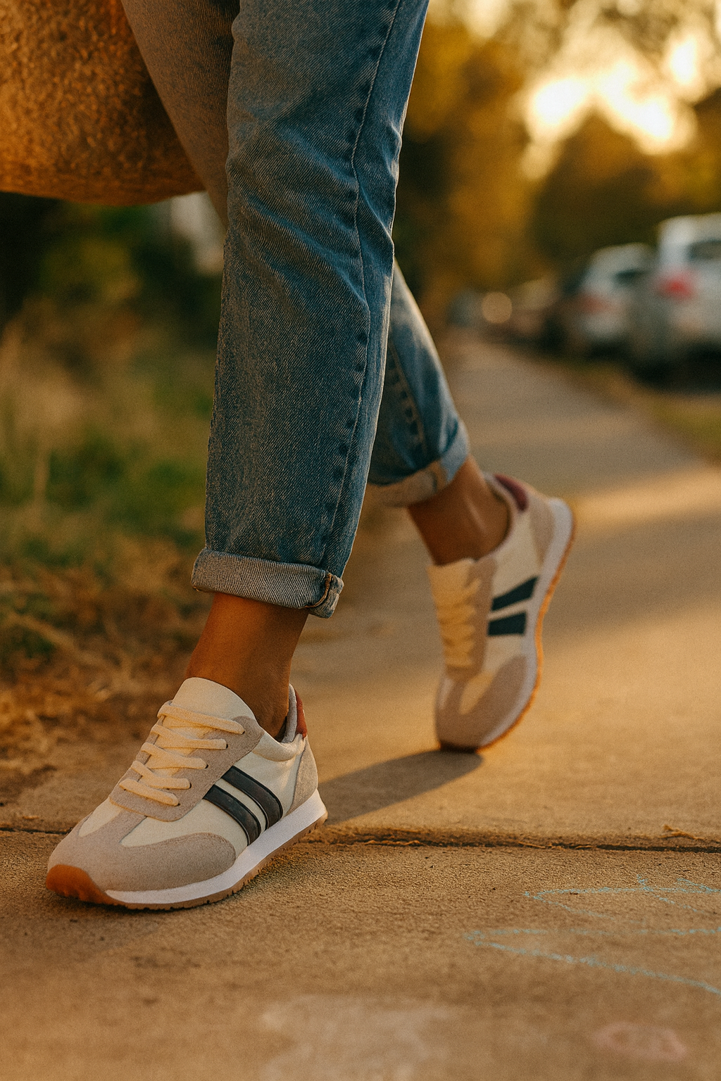 Fashionable Women's Athletic Lace Up Sneakers