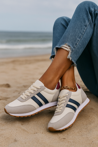 Fashionable Women's Athletic Lace Up Sneakers