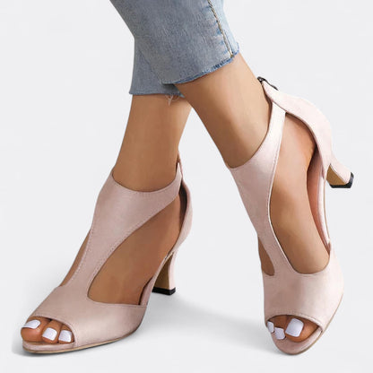 Elegant High Heel Wedding Sandals - Luxivelle