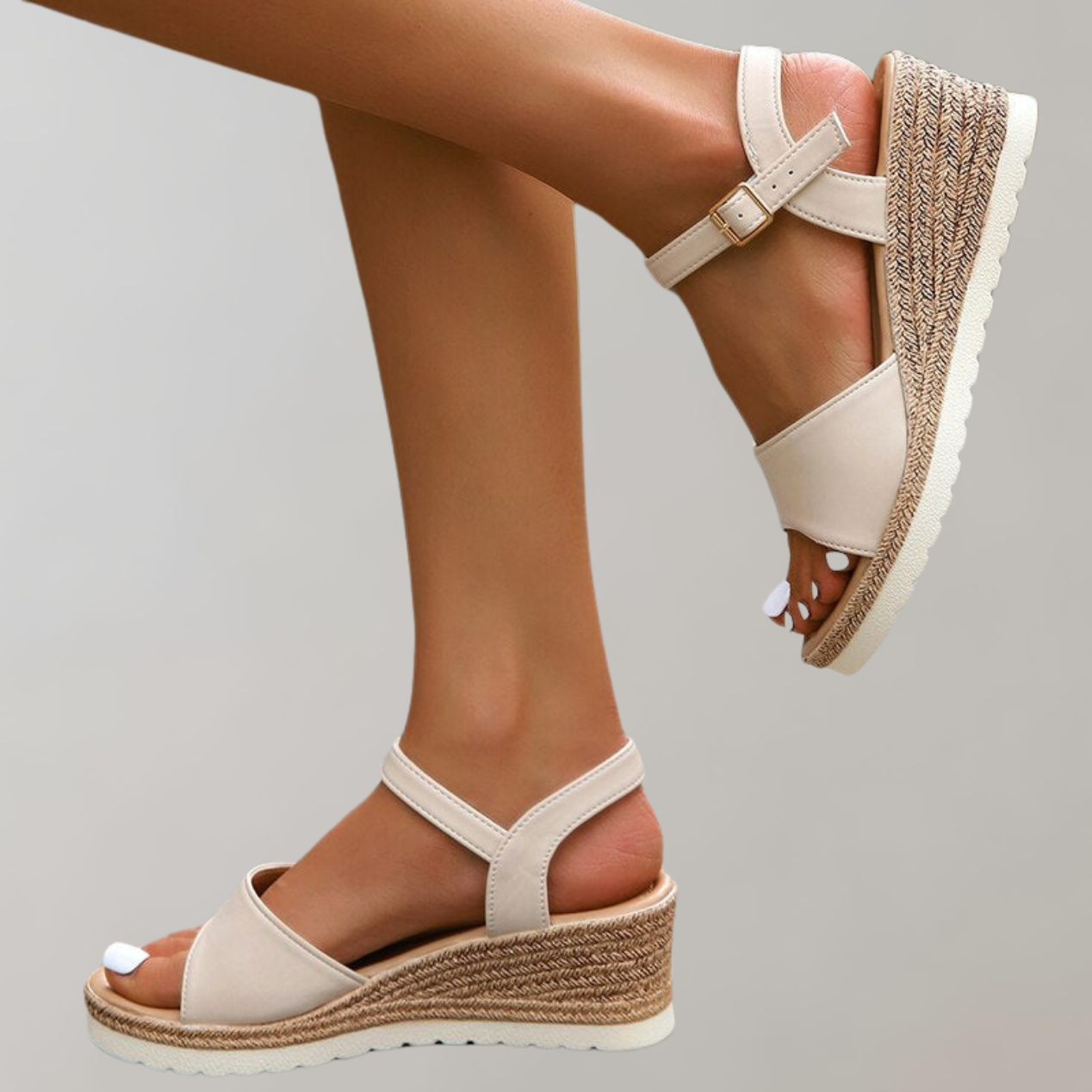 High Heel Summer Sandals with Ankle Strap