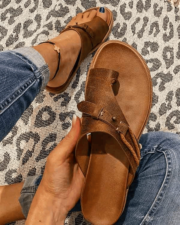 Comfortable Flat Sandals for Women - Luxivelle