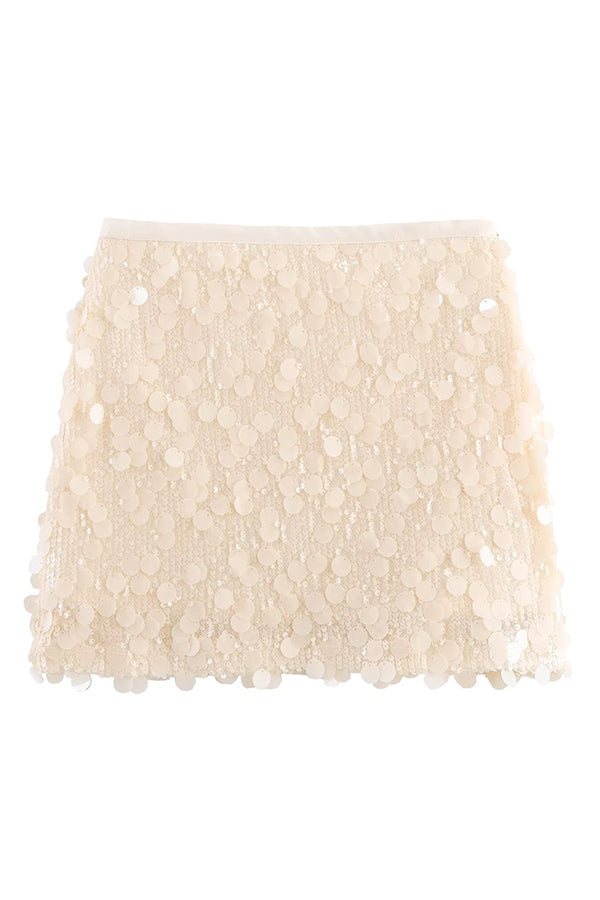 Glittery Short Party Skirt